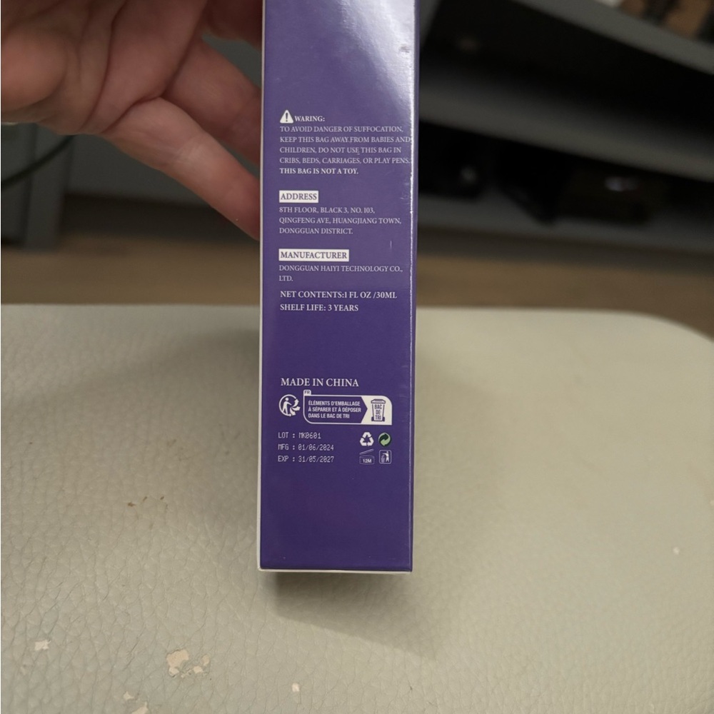 Purple Cosmetic Box